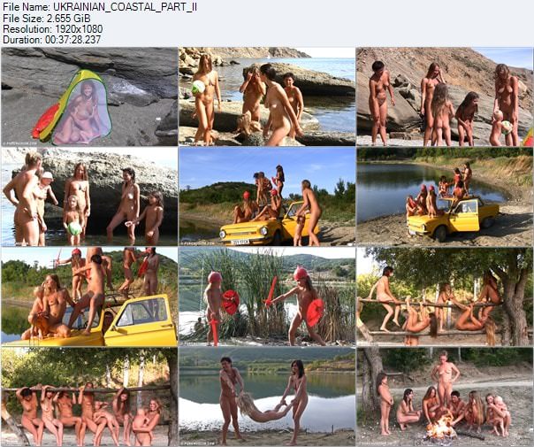 Ukrainian coastal - Nudism family video [Full HD] [vol 2]