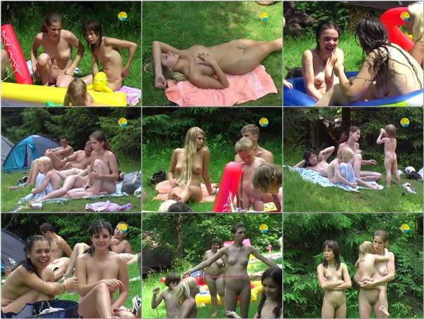 Nudism video (family naturism) - Not only skippi