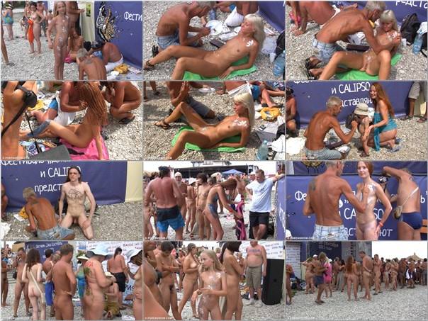 Nudism video (family naturism) - Cool day at the beach [vol 1]