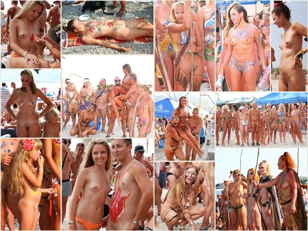 Pure nudism photo - Koktebel beach party